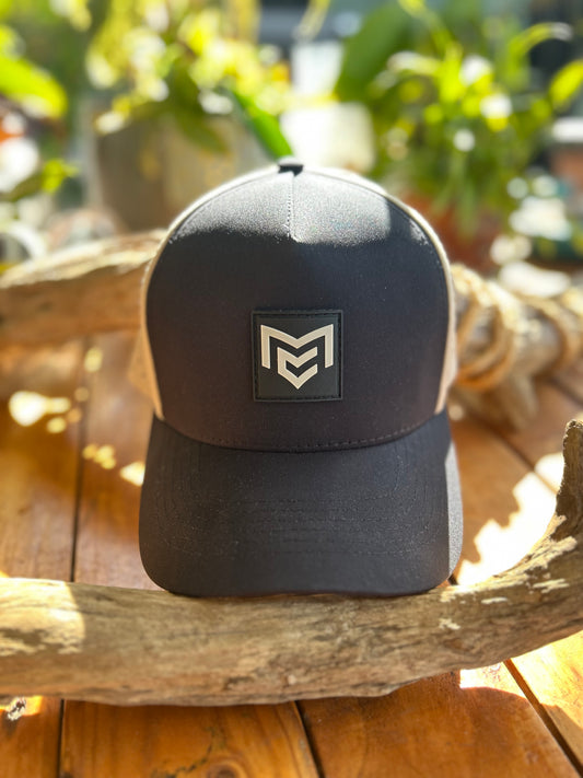 Snapback Hats - Black & Cream