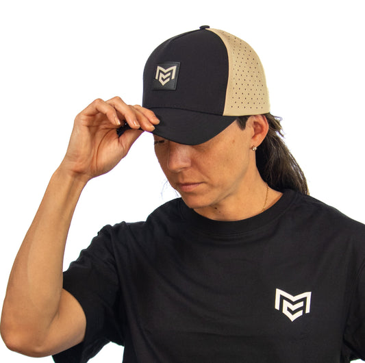 Snapback Hats - Black & Cream