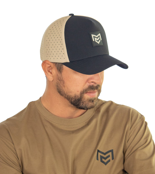 Snapback Hats - Black & Cream